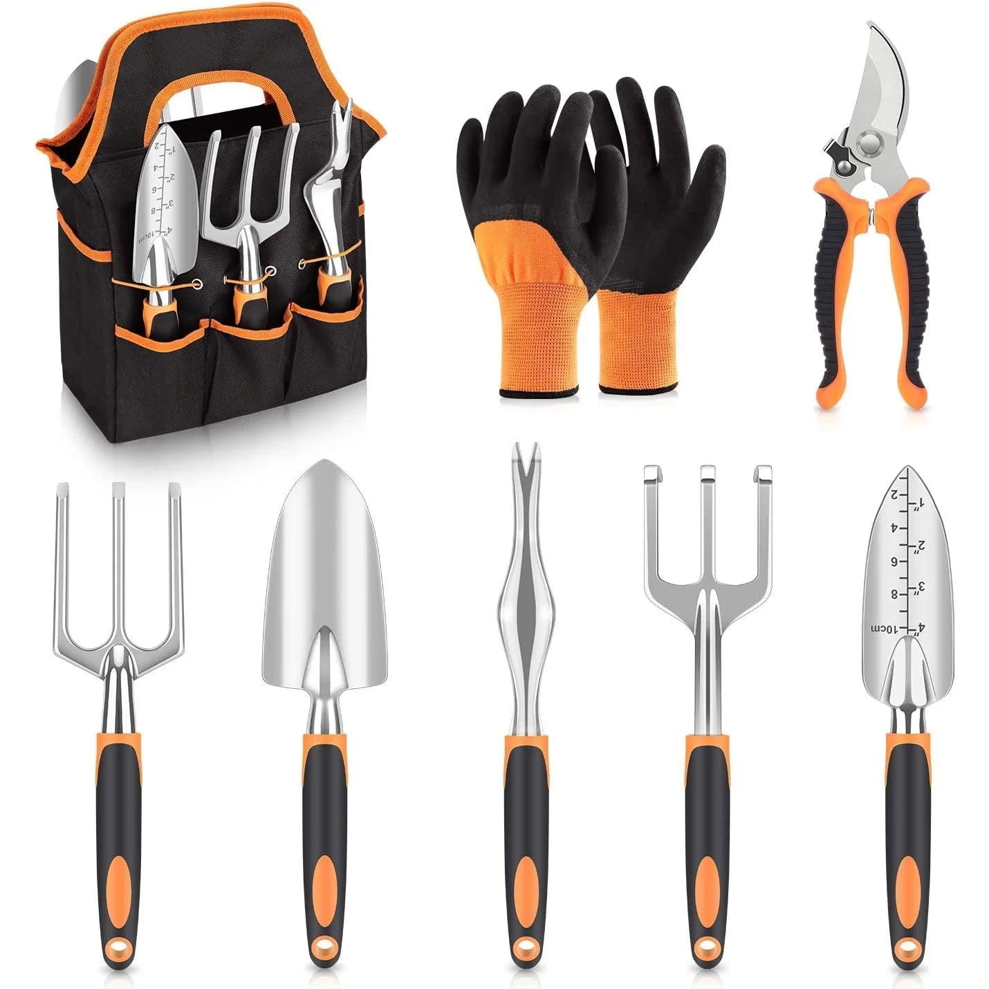 8Pcs Garden Tool Set Garden Tool Set Small Garden Tools Planting Tools Gardening Tools Gardening Tools and Equipment