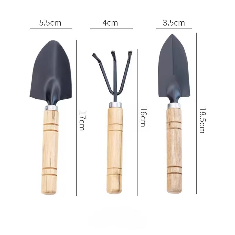 3Pcs Plant Garden Tools Set for Potted Plants Seedling Pruning Tweezers Scissors Flowers Potted Plant Garden Tools Weeding Tools