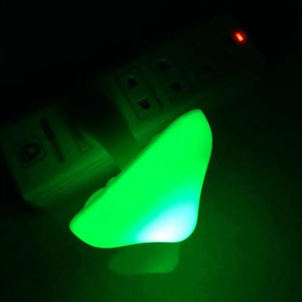 Mushroom Shape LED Night Lights Sensor Dusk to Dawn Bedroom Decor Wall Lamps for Kids Children'S Room Bedside Lamp US/EU Plug