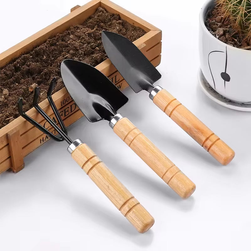 3Pcs Plant Garden Tools Set for Potted Plants Seedling Pruning Tweezers Scissors Flowers Potted Plant Garden Tools Weeding Tools