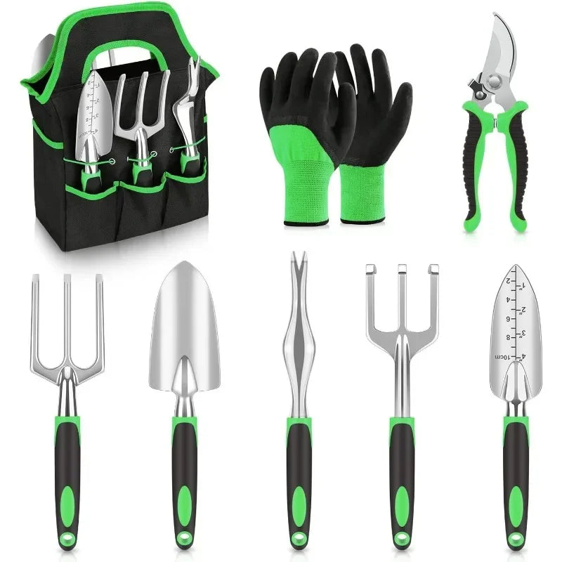 8Pcs Garden Tool Set Garden Tool Set Small Garden Tools Planting Tools Gardening Tools Gardening Tools and Equipment