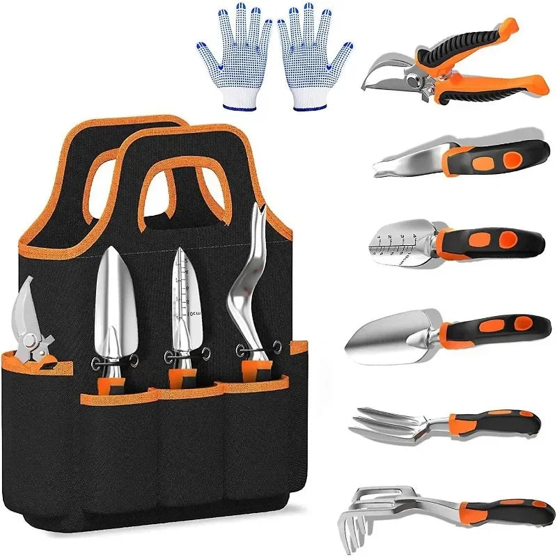8Pcs Garden Tool Set Garden Tool Set Small Garden Tools Planting Tools Gardening Tools Gardening Tools and Equipment